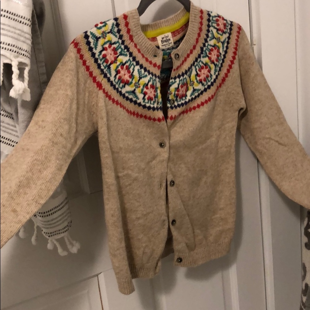 Chic and classy Mini Boden Cardigan.